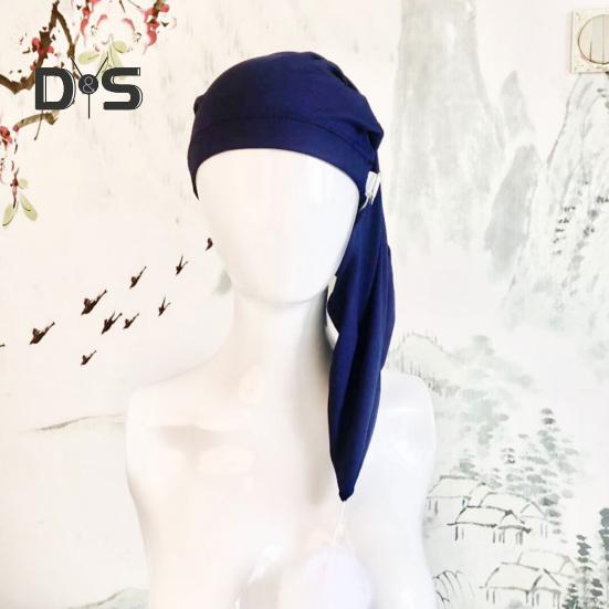 Ночная шапка-ушанка унисекс с помпоном, регулируемая, однотонная, эластичная, термошапка для холодной погоды, осенне-зимняя шапка