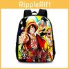 Piece One Anime Cartoon Design Boy Oxford Fabric Backpack For School Activities