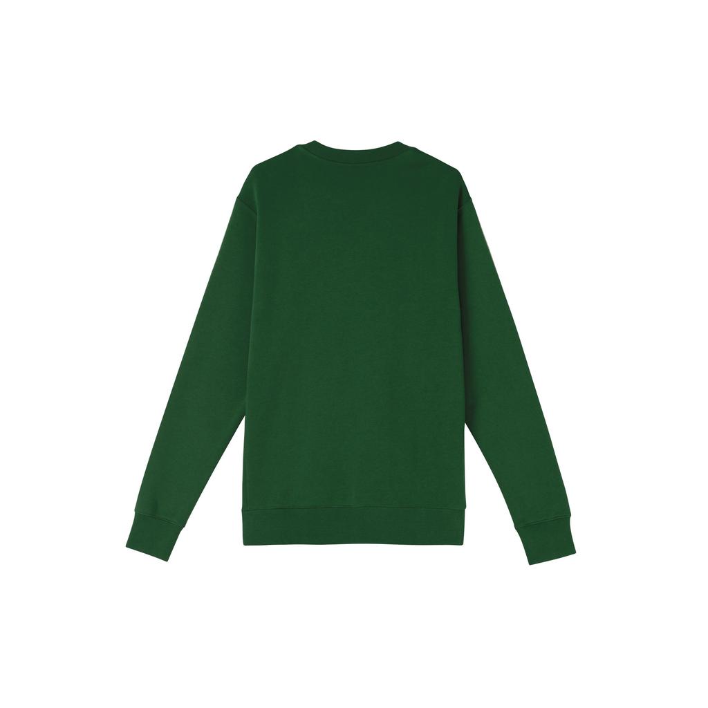 Nike Solid Color Logo Embroidery Crew Neck Pullover Sweatshirt Men Tops Green BV2663-341