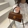 Fashion Solid Color Small Handbags Women's Top-handle Bags For Commuting  Square Designer Crossbody Shoulder Bag For Gifts