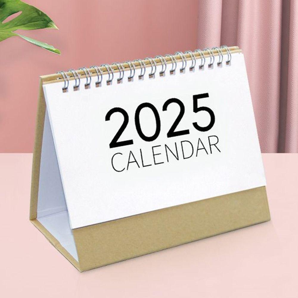 Многофункциональный планировщик, органайзер для календаря на 2025 год, модный настольный бумажный календарь для домашнего офиса