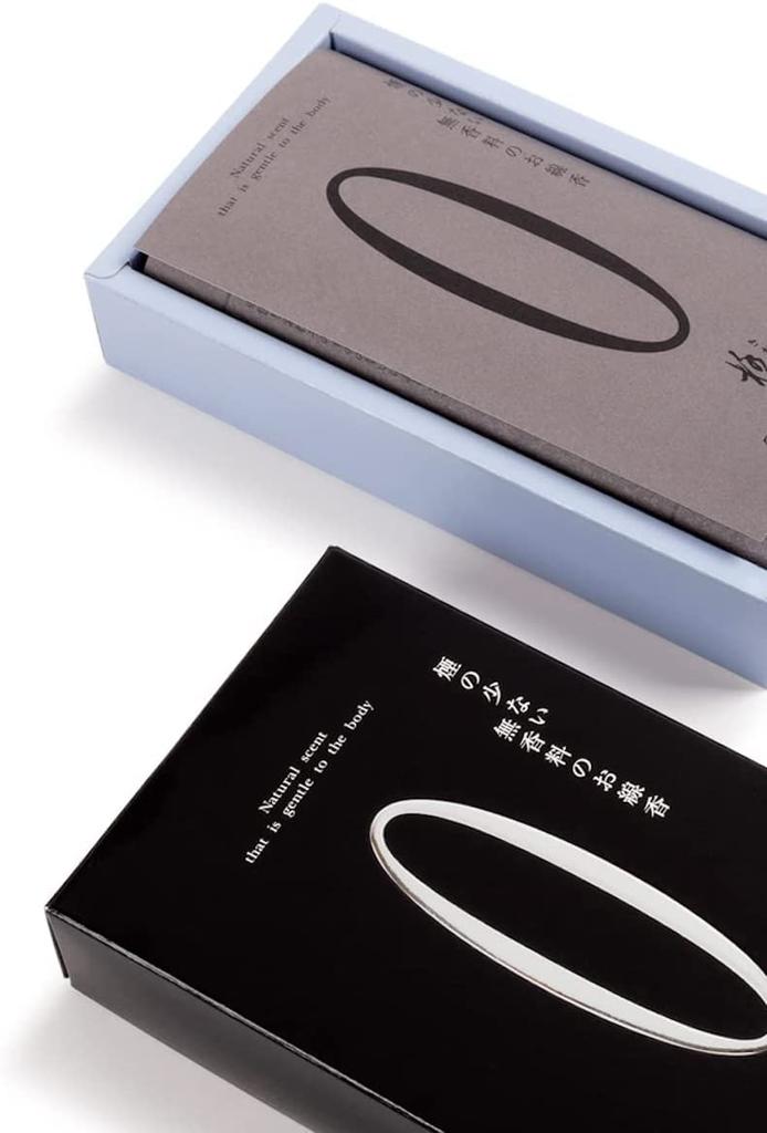 [Набор из 2 штук] Okuno Seimeido ZERO Благовония (крайность) Черный, 130 г x 2 коробки, Легкий дым, Без запаха (Низкий дым)