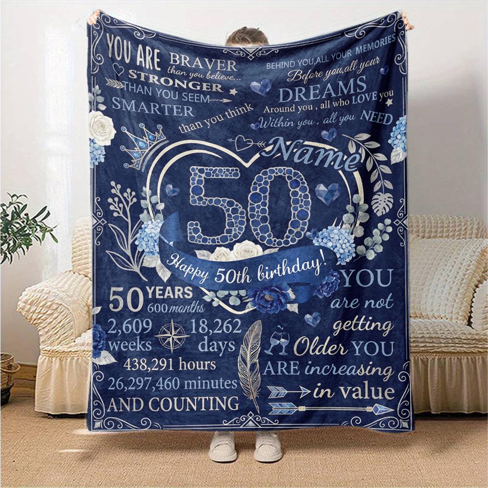 Ageless Birthday Celebration Multipurpose Blanket Soft Cozy Perfect For Sofa Couch Office Bed Picnics Four Seasons Multipurpose Cozy Home Lovers