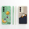 For Samsung S21 FE Plus Ultra Phone Case Aesthetic Soft Liquid Silicone Back Cover For Galaxy  S 21 Full Protection Funda Bumper