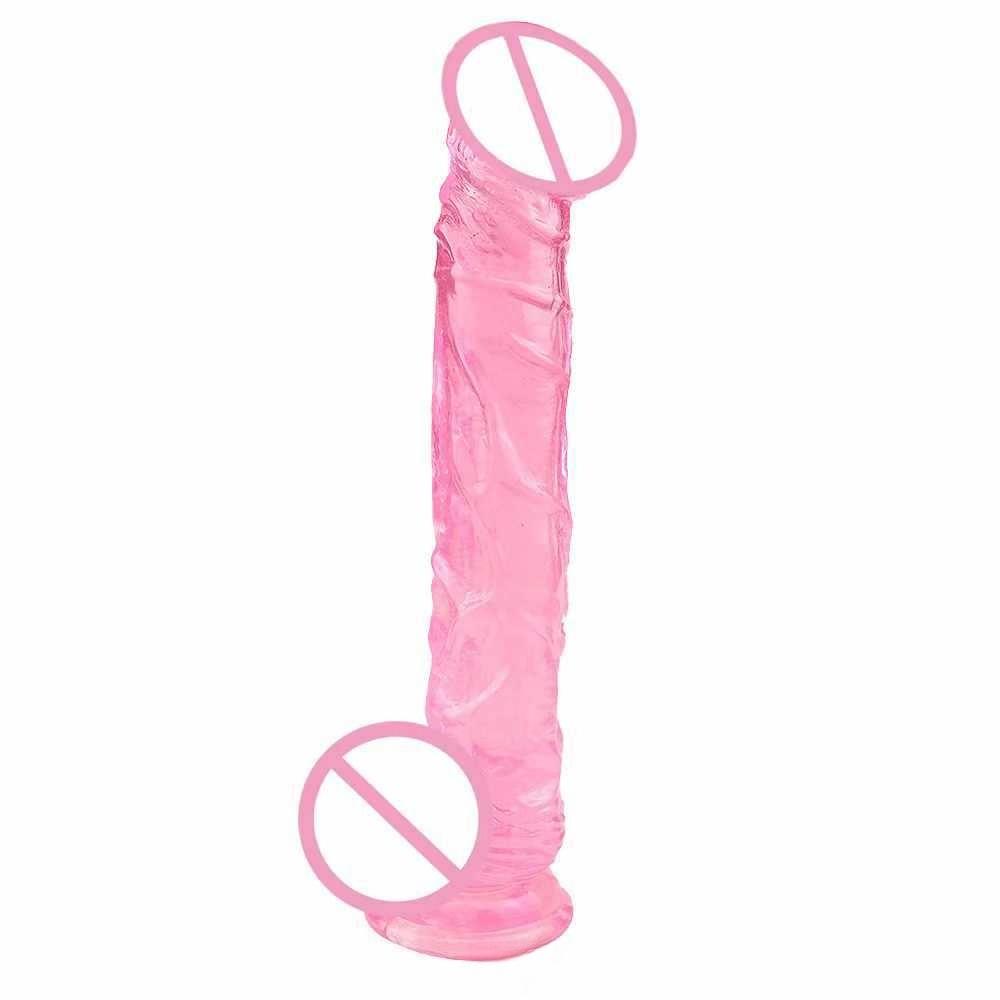 Female Simulated Dildo Large Suction Cup Massage Device Female Masturbator Inverted Adult Sexual Product