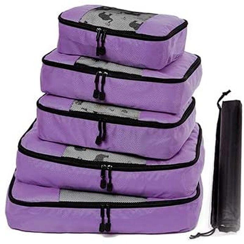 5-sets of Household Storage Bag for Home and Travel Clothing Storage Lockers Packaging and Portable Storage Rack Clothes Holding