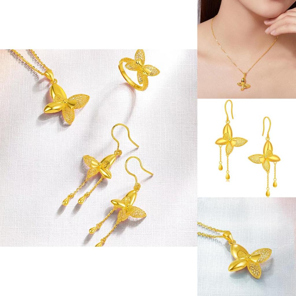 Элегантное кольцо из латуни с золотым покрытием в виде бабочки, потрясающий геометрический дизайн для женщин