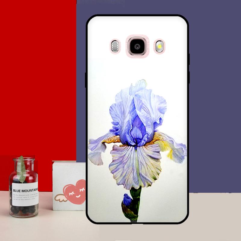 Чехол Blue Iris Flower для Samsung Galaxy J4 J6 Plus 2018 J8 A6 A7 A8 A9 J1 A3 A5 2016 J3 J5 J7 2017