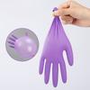 100PCS Purple Nitrile Gloves Thickened Disposable Gloves for Kitchen Household Cleaning Garden Mechanic Work Hair Salon Tattoo
