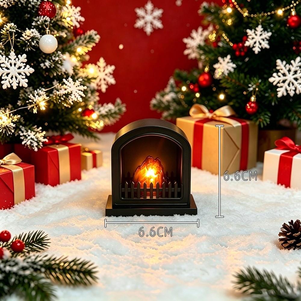 Creative Design Fireplace Lights Glowing Light Simulation Fireplace Home Decoration