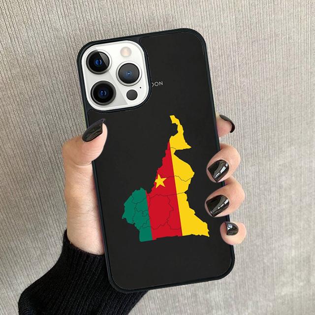 Republic of Cameroon Flag Phone Case For iPhone 17 Air 16 15 14 plus 11 12 13 Pro max Soft Bumper Shell Cover coque