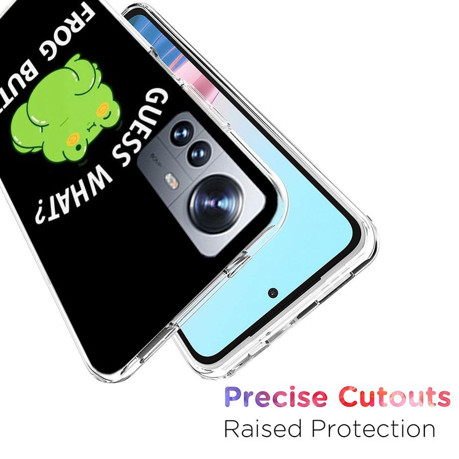 Frog Butt Phone Case For Redmi Note 15 Pro 5G 14 13 12 Pro Plus 11 11T 11E 11S 10 Pro 10S 9 9S Cover Cell Clear with Suitable Ca
