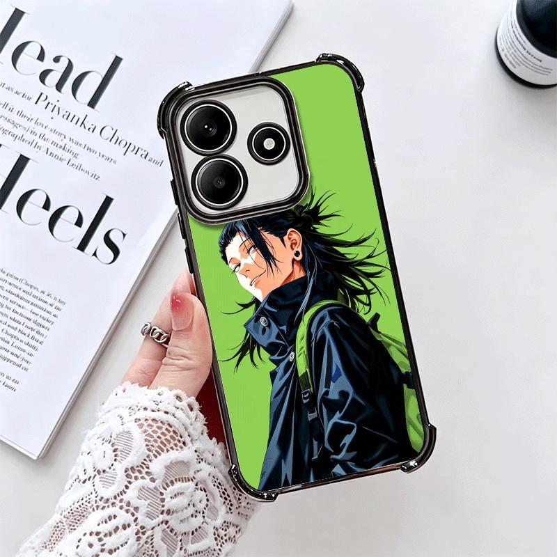 Аниме Гэто Сугуру JUJUSU Мягкий чехол для телефона Для Xiaomi Redmi Note 14 15 Pro Plus 13 12 11S 11T 5G 10 9S 9 Покрытие Противоударный Fundas