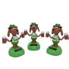 Kids Toys Dashboard Shaking Head Dolls Bobble Head Doll Solar Power Beer Dog Solar Swing Dog
