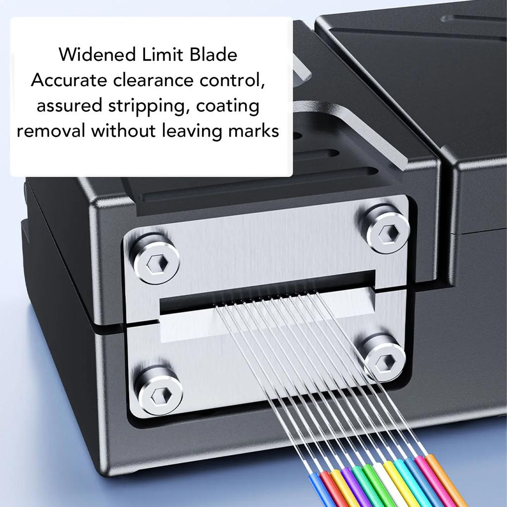 Инструмент для термозачистки с точным контролем температуры, 8 уровней регулировки температуры, оптический термозачистной инструмент для ленточных волокон с 2-24 жилами.