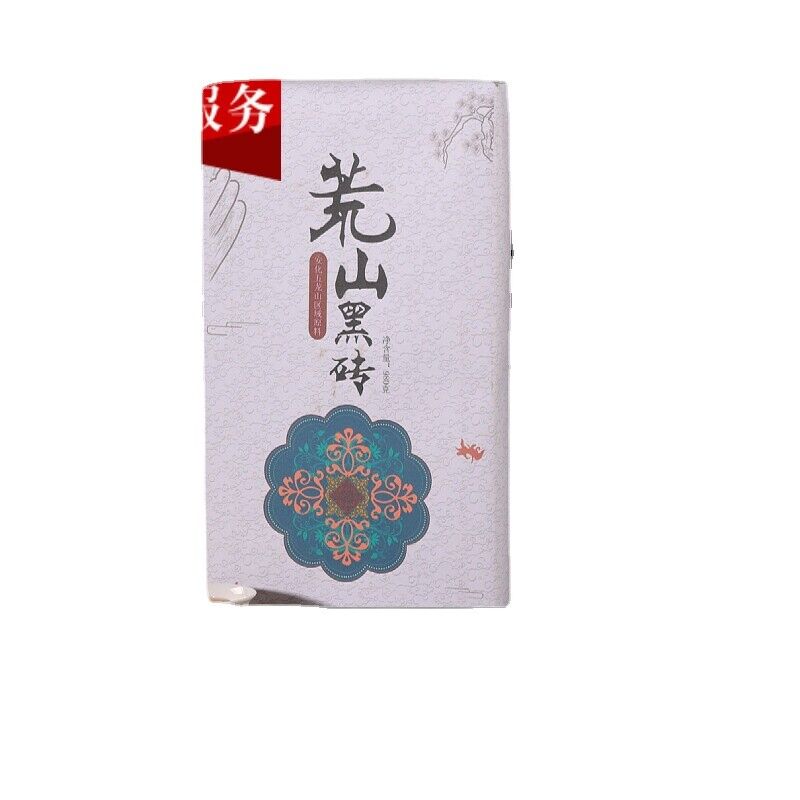 980г черный чай Hunan Anhua кирпич состаренный старый кирпич бесплодная гора черный кирпич