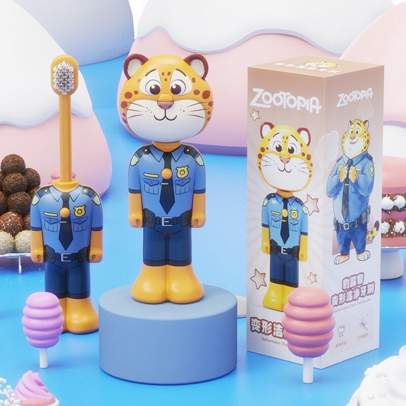 Zootopia Anime Figure Judy Nick Soft Toothbrush Cartoon Fine Bristles Teeth Cleaning Beauty Tool Perfect  Fans Festival Gifts
