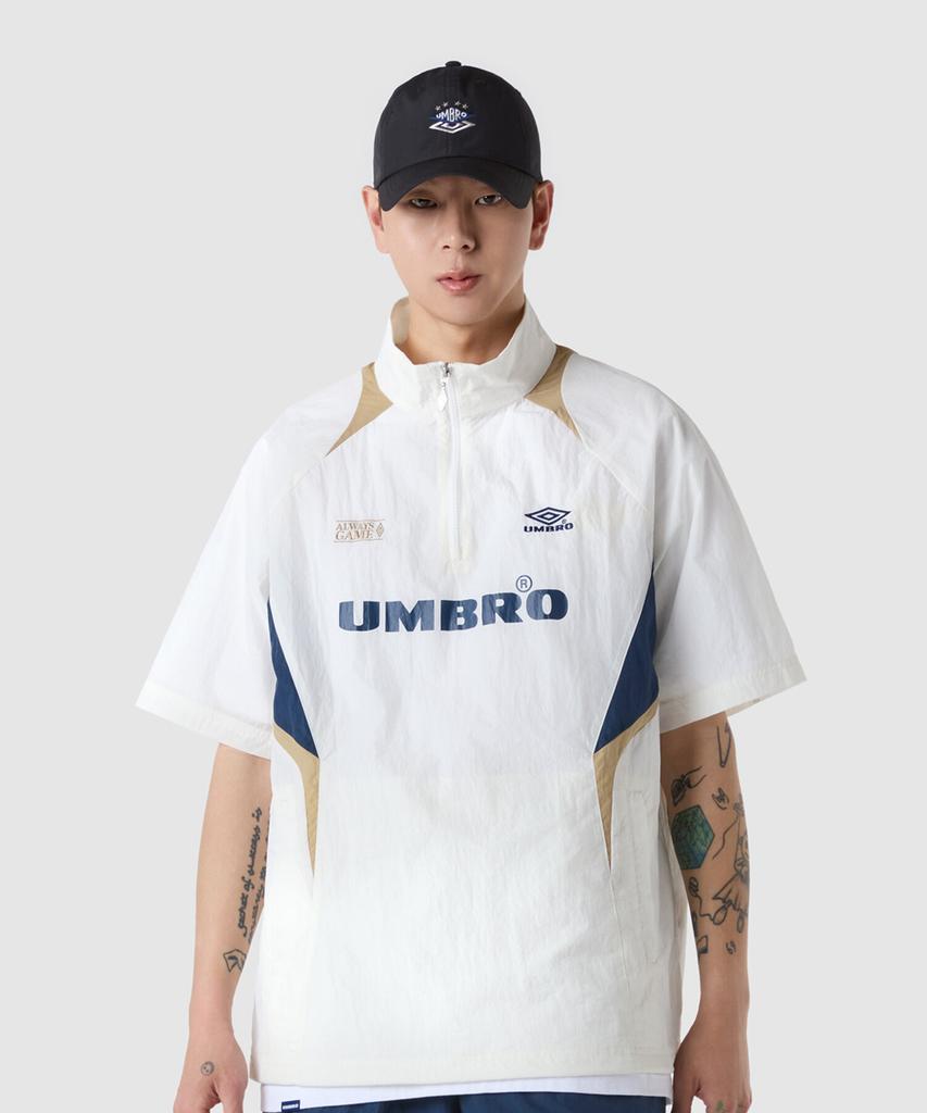 Umbro Hbl Bloke Анорак с коротким рукавом и воротником-стойкой Белый (Uq223Cwt52) (Тип B)