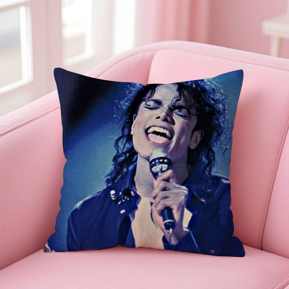 Classic Singer M-Michael Jackson Pillow Case Printed Pillowcase for Living Room Sofa Cushion Cover & Bedroom Decor