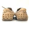 Сделано в Италии TOD'S Кожаные мокасины для вождения 38.5 24.0-24.5 Коричневые туфли(ИСПОЛЬЗОВАЛ)
