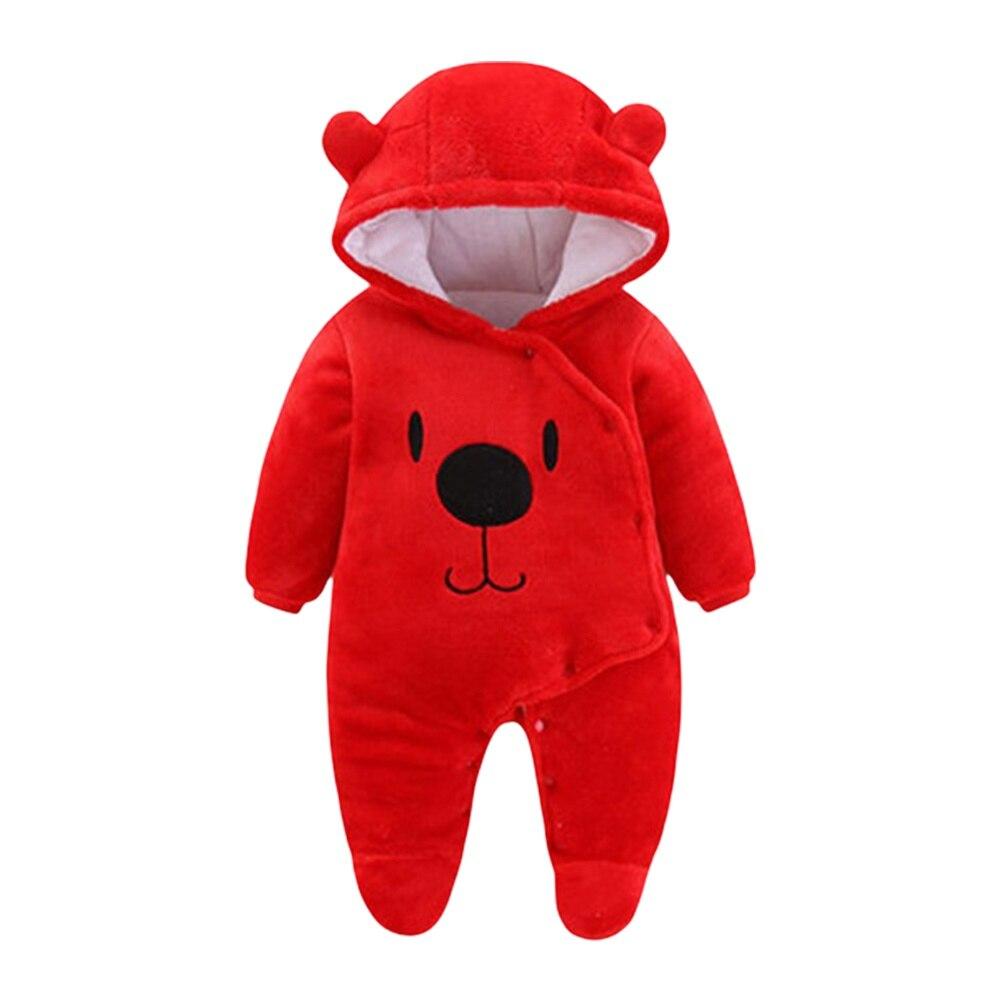 Осенне-зимний детский комбинезон с капюшоном, одежда для ползания, упряжь с длинными рукавами