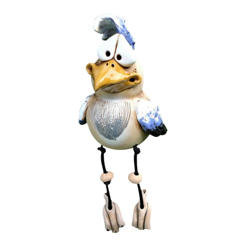 Садовые статуи петуха из смолы, забавные статуи курицы, уличные художественные статуи для двора, дурацкий петух, декор для газона, скульптуры, украшения для дома