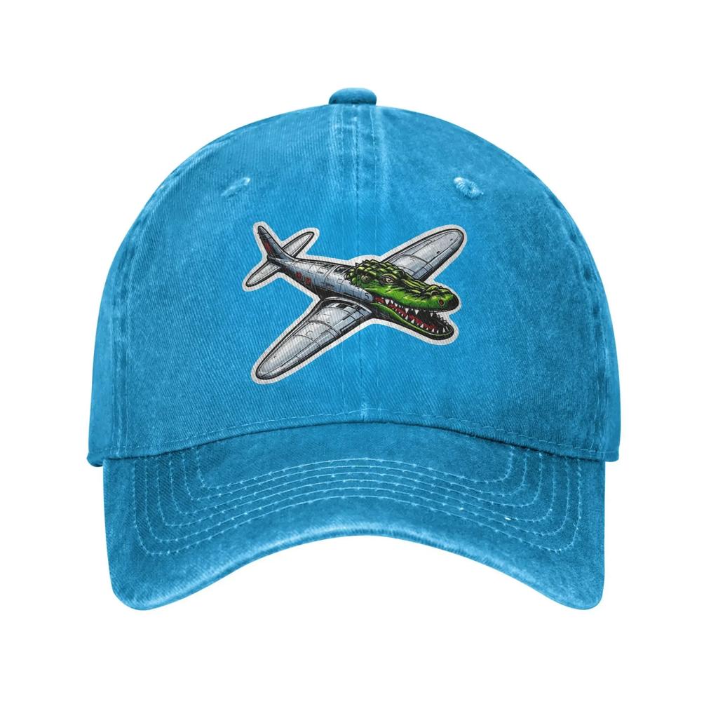 Bombardiro Crocodilo Итальянский Мем Мозговая Гниль Бейсболки Потертая Стирка Snapback Кепка для Мужчин Женщин Регулируемая Кепка