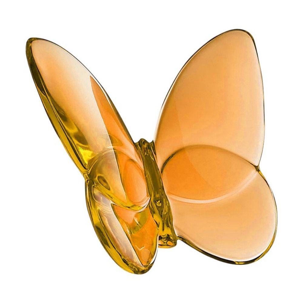 Multiple Color Crystal Butterfly Figurines Super Winkling Clear Crystal Flying Butterfly Collectible Vivid Home Decor