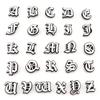 Maxun Old Alphabet Shoe Charms Letter Decoration for Clog Sandals Cute Grapheme Bracelet Party Accessories Favor 1 PCS