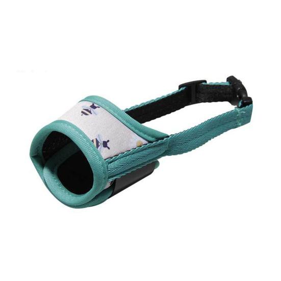 Намордник для собаки с принтом, дышащие мягкие намордники для щенков, антилай, крышка для рта, домашнее животное