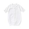 Cream De Coco with Angel Wing Embroidery Crotch Newborn Baby Cotton Made In Japan Double-Face Two-Way All-in-One [Interchangeable Snaps/2-Way] 100%