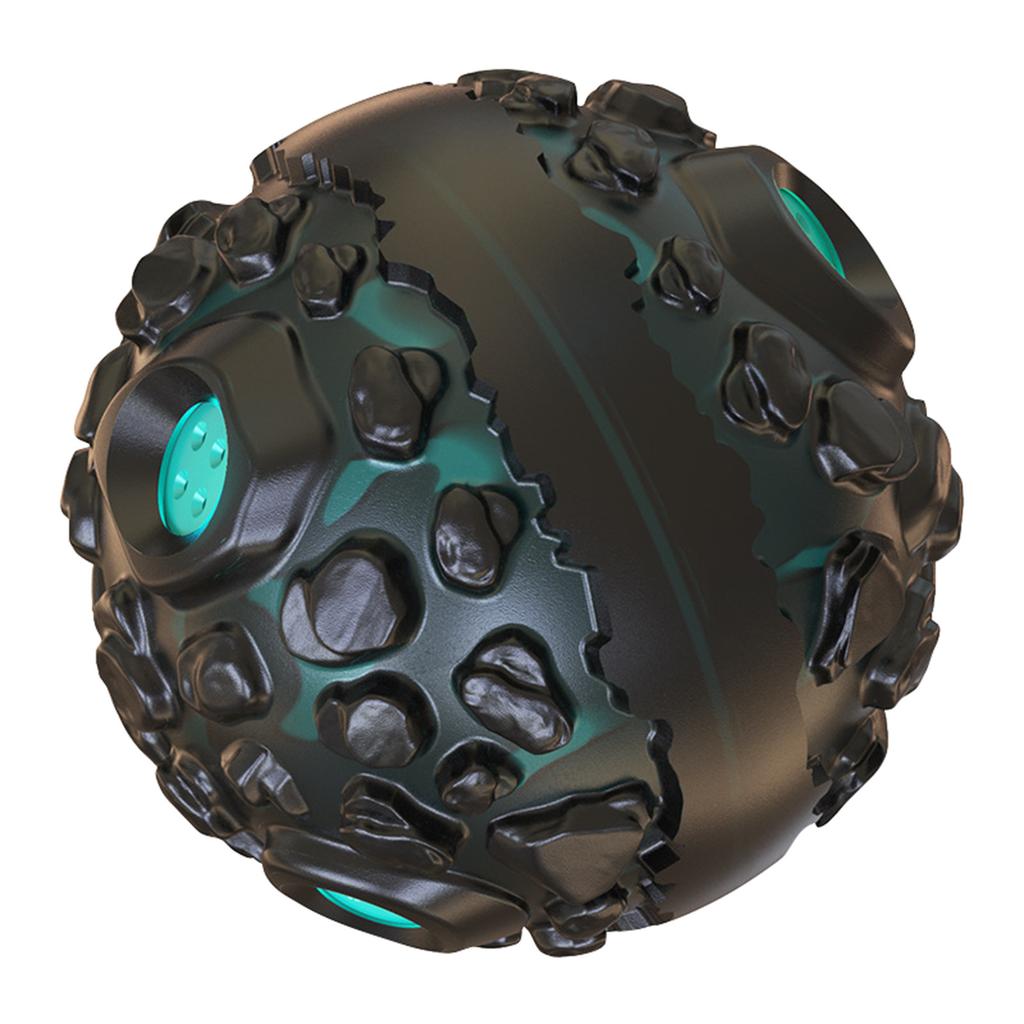 Мяч для собак для агрессивных любителей жевать - интерактивные игрушки для собак с забавным пищащим звуком, чтобы занять их, для мелких, средних и крупных пород, резиновые игрушки для жевания домашних животных