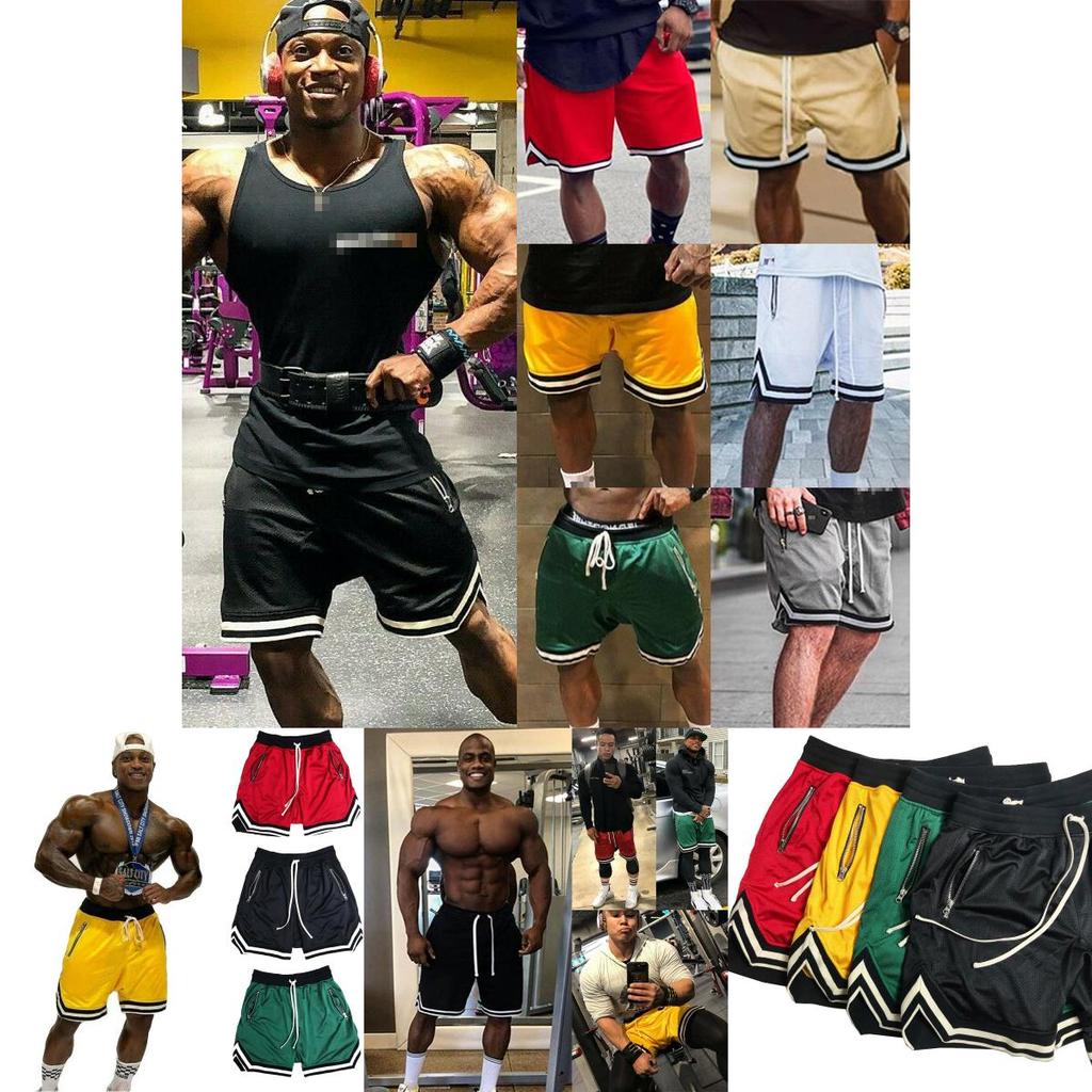 Lightweight Mens Fitness Shorts Perfect For Daily Wear With Comfy Style And Solid Pattern