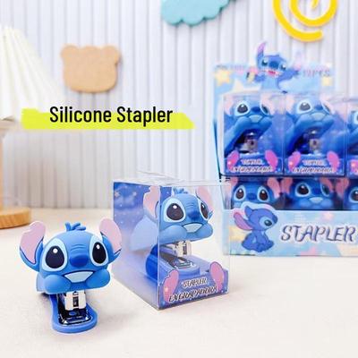 Степлер силиконовый Лило и Стич: Креативный мультяшный дизайн Маленькая брошюровочная машина