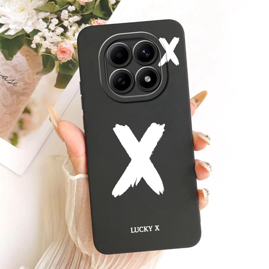Fashion Letter Phone Case For Xiaomi Redmi Note 15 5G / Note 15 Pro 4G Soft Silicone Cases For Redmi Note15 15Pro Covers Bumpers