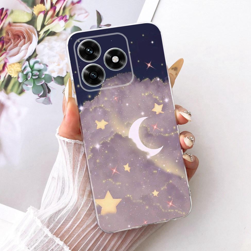 Case For Honor X5C Plus Cover Transparent Luxury Cute Cat Fashion Butterfly Cool Painted Casing For Honor X5cPlus