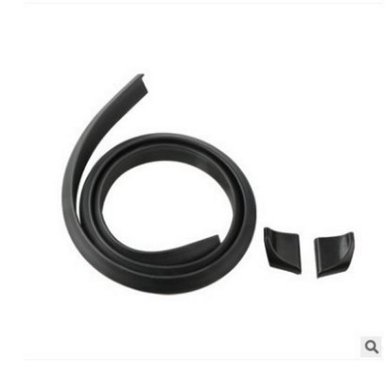 Universal Car Modification Rubber Tail Wing In Large, Small and Carbon Fiber Options with Pressure Wing and Rubber Strip.