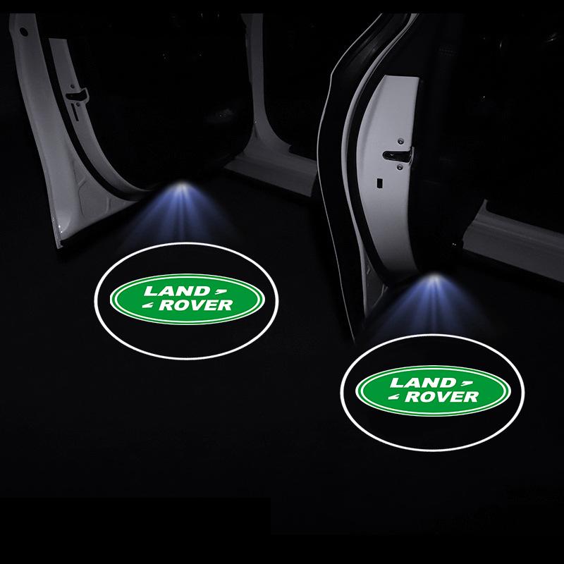 1/2 шт. Светодиодный проектор подсветки двери автомобиля, приветственная лампа, эмблема автомобиля для Land Rover Range Rover Defender Freelander Discovery 1 2 3 Evoque Rover L32
