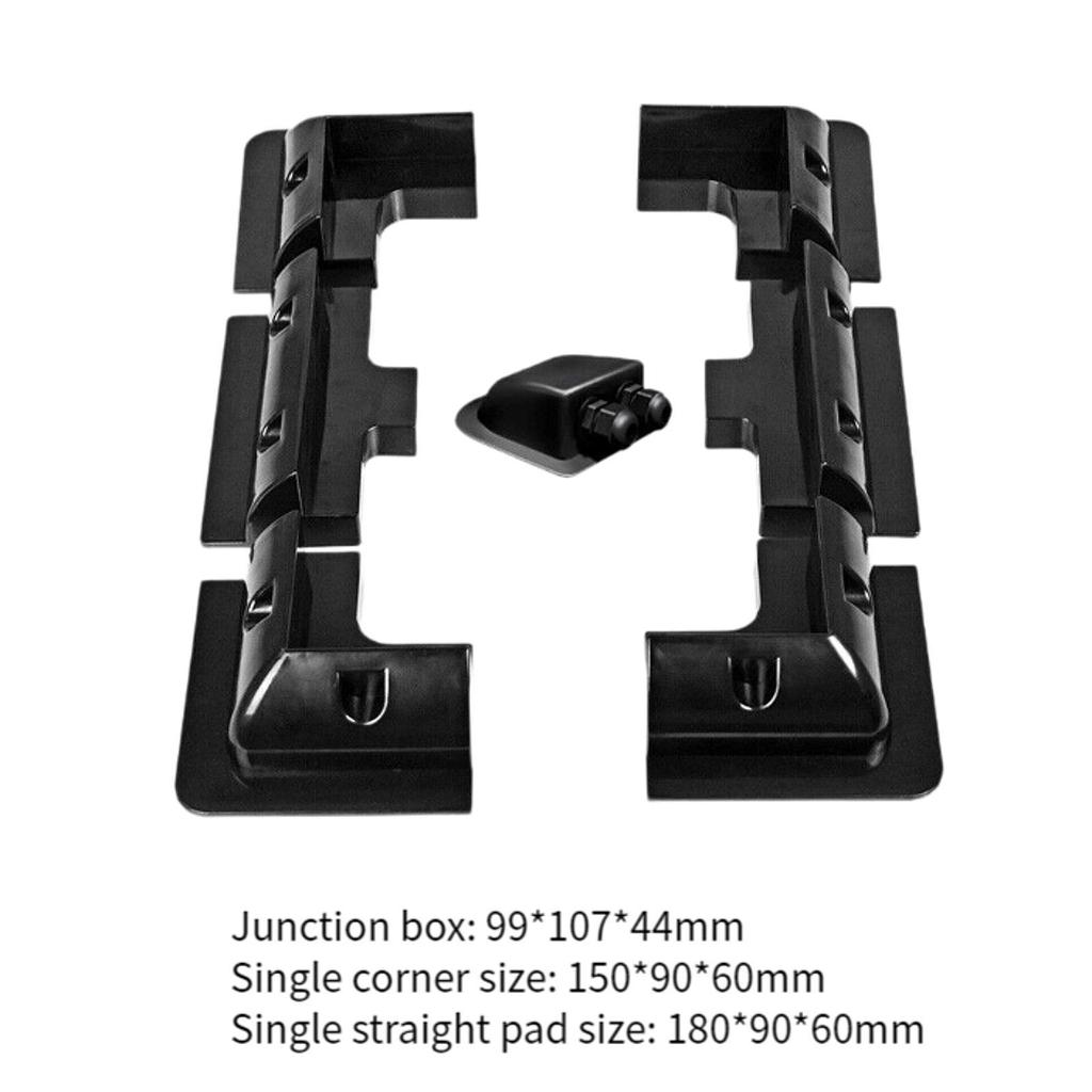 Комплект кронштейнов для крепления солнечных панелей для караванов, гаражей, кемпинговых фургонов