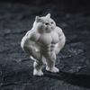 Статуэтка Мускулистый Кот, 3D-печатная стоячая фигурка мускулистого кота, Забавная причудливая фигурка котенка, Настольное украшение для гостиной, спальни, офисного стола, шкафа
