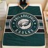 Eagles Printed Flannel Blanket, soft throw for bedroom sofa, washable, fan merchandise, great gift.