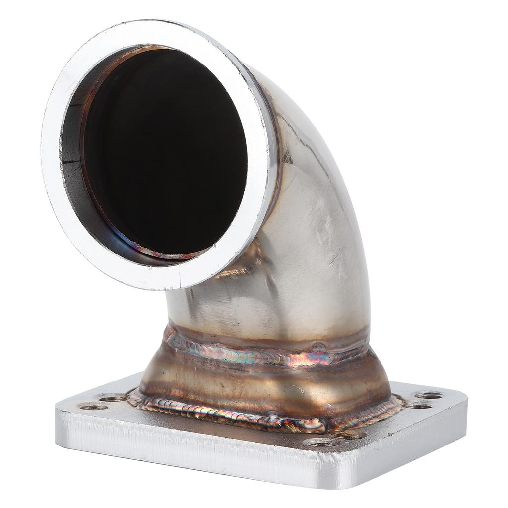 90-градусный фланец-адаптер колена T3 T4 турбо выхлопная система автомобиля 64 мм2,5 дюйма замена