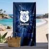 Everton FC Personalized Printed Beach Towel Soccer Logo Support Custom Name Text Absorbent Towel For Sport Travel Special Gift