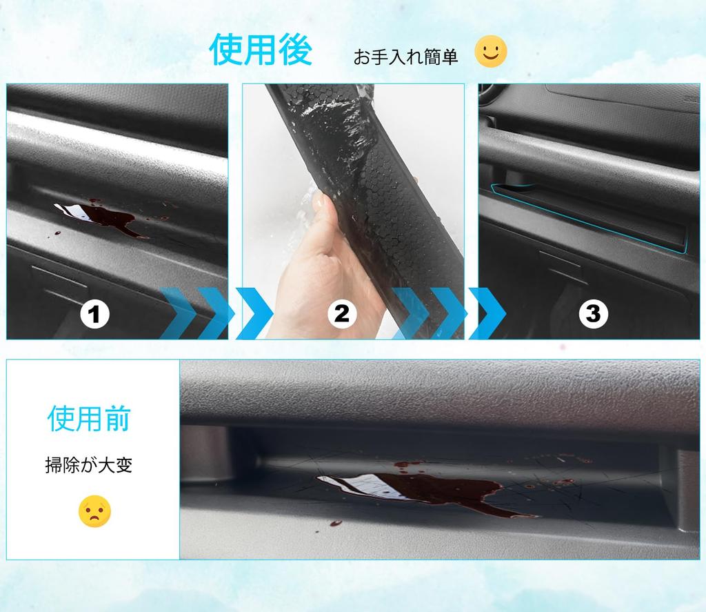 Compatible with Suzuki Jimny Nomad Passenger Side Open Tray Rubber Instrument Panel Set Soft Small Item JIMNY NOMADE Interior Parts JC74/JB64/JB74W