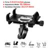 Bicycle Mobile Phone Holder Handlebar Mount Supports Aluminum Smartphone Bracket Motorcycle