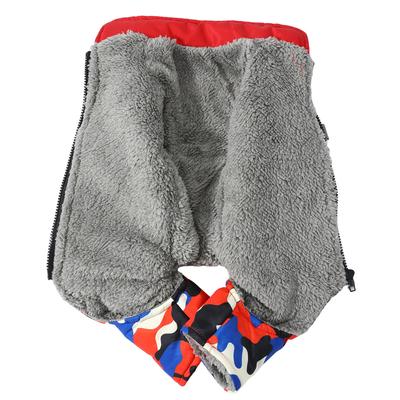 Зимняя теплая одежда для собак, комбинезон для маленьких и средних собак, ветрозащитный толстый комбинезон для щенка, камуфляжная куртка для питомца, пальто, наряды