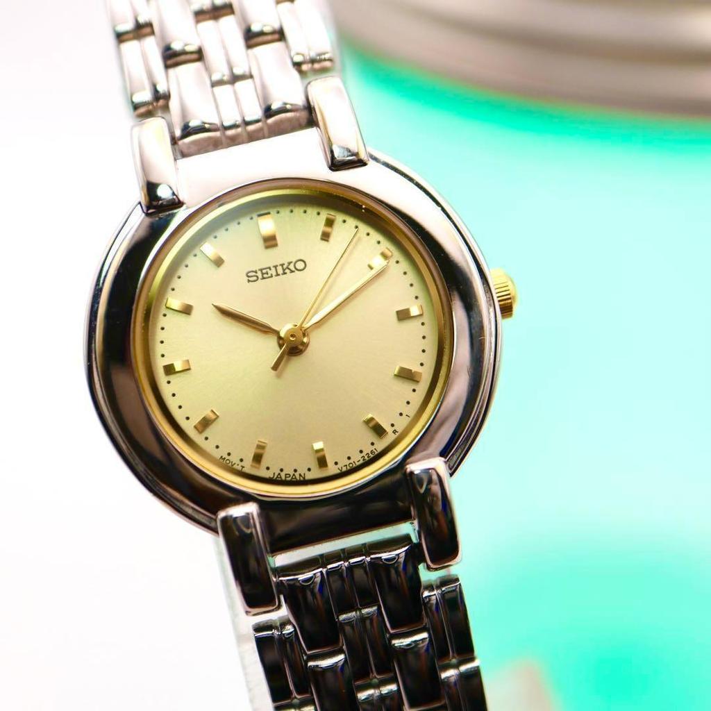 [USED] Extreme SEIKO Round Silver Women's Watch 943