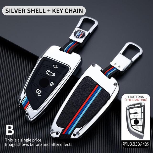 Car Key Case Cover Key Bag For Bmw F20 G20 G30 X1 X3 X4 X5 G05 X6 F15Accessories Car-Styling Holder Shell Keychain Protection