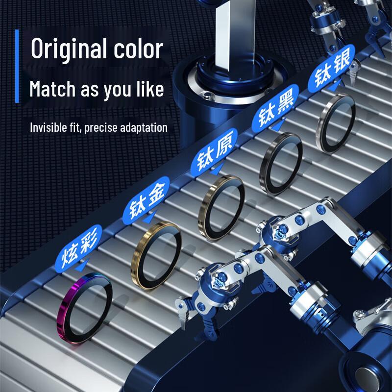 Сапфировая защита объектива камеры для iPhone 16 Pro Max