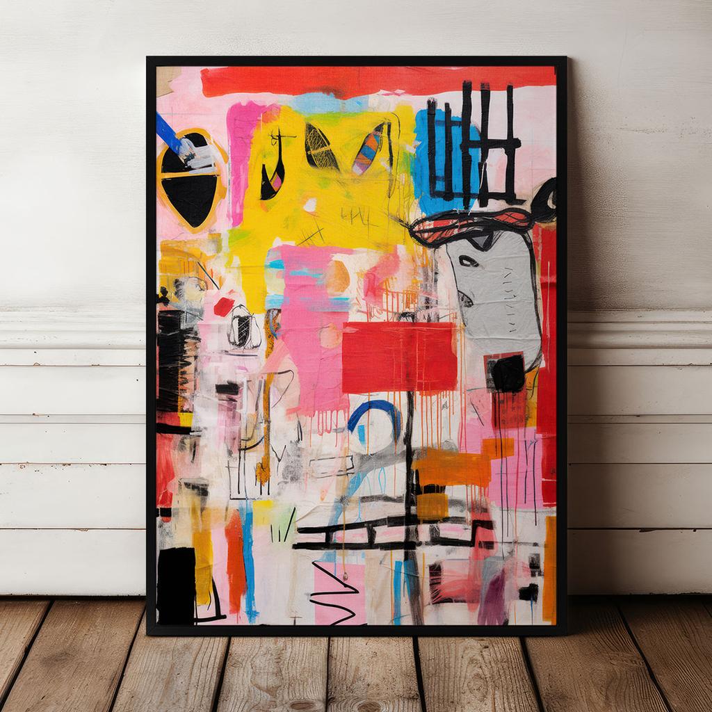 Плакат стрит-арт граффити